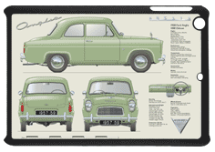 Ford Anglia 100E Deluxe 1957-59 Small Tablet Covers